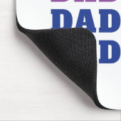 LGBTQ Daddy Bisexual Pride Vater Vatertag Mousepad (Ecke)