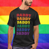 LGBTQ Daddy Gay Pride Vater Vatertag T-Shirt