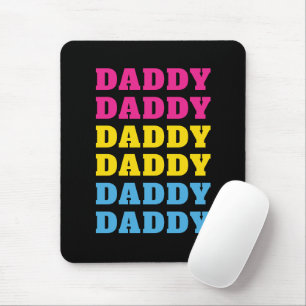 LGBTQ Daddy Pansexual Pride Vater Vatertag Mousepad
