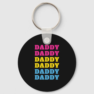 LGBTQ Daddy Pansexual Pride Vater Vatertag Schlüsselanhänger