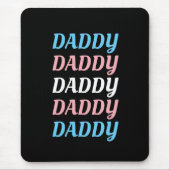 LGBTQ Daddy Transgender Pride Vater Vatertag Mousepad (Vorne)