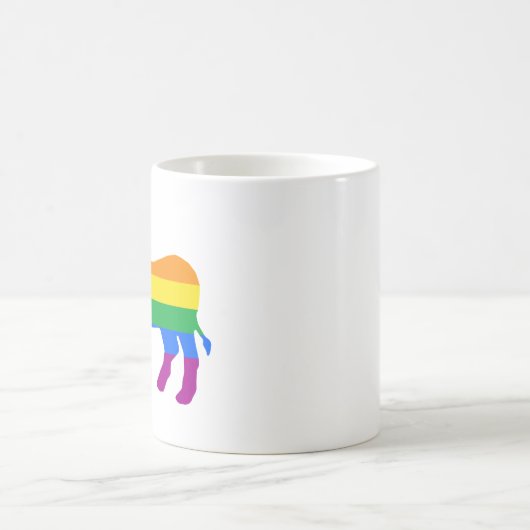 LGBTQ-Demokrat-Pride Kaffeetasse (Mittel)
