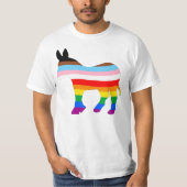 LGBTQ-Demokrat T-Shirt (Vorderseite)