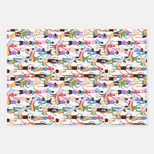 LGBTQ+-Design Geschenkpapier Set (Vorderseite 2)