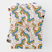 LGBTQ+-Design Geschenkpapier Set (Beispiel)