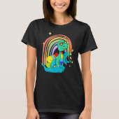 LGBTQ Dinosaur Rex Wearing Dino Costume T-Shirt (Vorderseite)