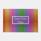 LGBTQ+-DOORMAT FUßMATTE (Vorderseite)