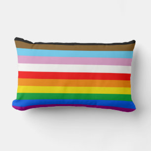 LGBTQ+ EINSCHLIESSENDE PRIDE-FLAGGE LENDENKISSEN