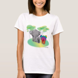 LGBTQ Elephant Family - "Jede Familie Got eine" T-Shirt