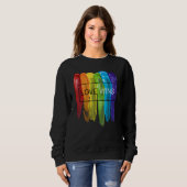 LGBTQ Equality Gay Pride Love Wins Be Yourself Mon Sweatshirt (Vorne ganz)