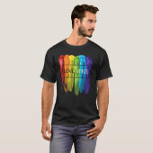 LGBTQ Equality Gay Pride Love Wins Be Yourself Mon T-Shirt (Vorne ganz)