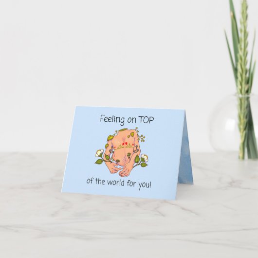 LGBTQ+-Erholung-Karte oberster Operation Dankeskarte (Vorderseite)