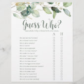 LGBTQ Eucalyptus-Brautpartys Flyer (Hinten)