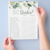 LGBTQ Eucalyptus-Brautpartys Flyer (Hand)