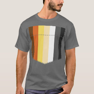 LGBTQ-Fahne für den Monat Bären in meinem Pocket G T-Shirt