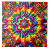 LGBTQ-Farben - modernes Design Fliese (Vorderseite)