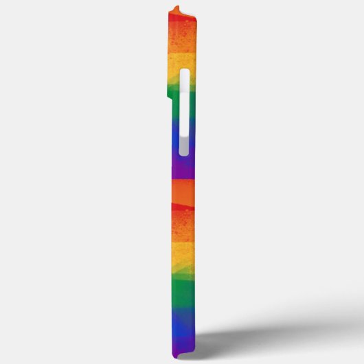 LGBTQ+ farbig Flag Case-Mate iPhone Case (Rückseite / Links)