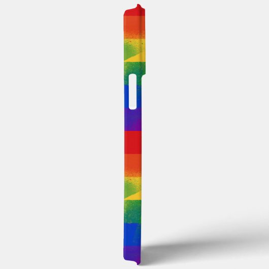 LGBTQ+ farbig Flag Case-Mate iPhone Case (Rückseite / Rechts)