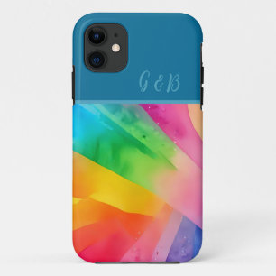 Lgbtq farbiger Regenbogen Case-Mate iPhone Hülle