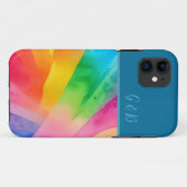 Lgbtq farbiger Regenbogen Case-Mate iPhone Hülle (Rückseite (Horizontal))
