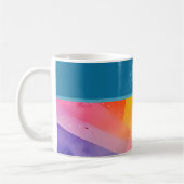 Lgbtq farbiger Regenbogen Kaffeetasse (Links)