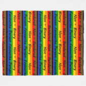 LGBTQ+ Favorit Person Fleece Blanket (Vorderseite (Horizontal))