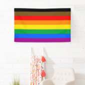 LGBTQ-Flag (8 Streifen) Banner (Insitu)