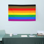 LGBTQ-Flag (8 Streifen) Banner (Messeveranstaltung)
