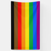 LGBTQ-Flag (8 Streifen) Banner (Vertikal)