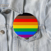 LGBTQ-Flag (8 Streifen) Button (Beispiel)