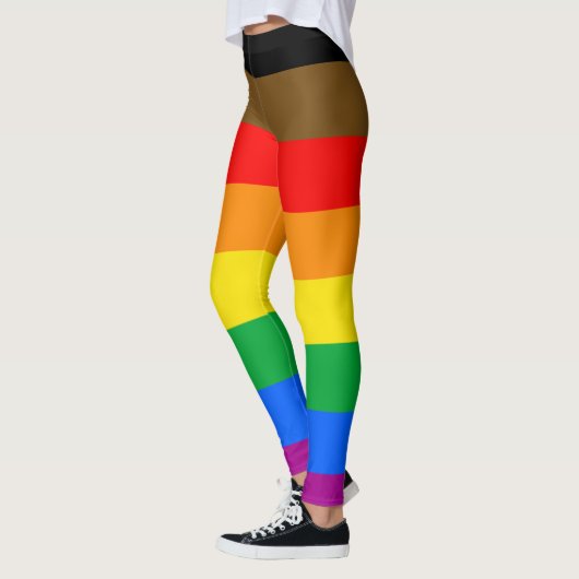 LGBTQ-Flag (8 Streifen) Leggings (Links)