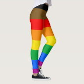 LGBTQ-Flag (8 Streifen) Leggings (Rechts)