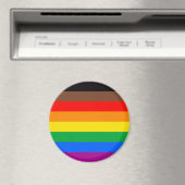 LGBTQ-Flag (8 Streifen) Magnet (In Situ (Geschirrspüler))