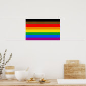 LGBTQ-Flag (8 Streifen) Poster (Küche)