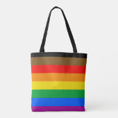 LGBTQ-Flag (8 Streifen) Tasche (Rückseite)