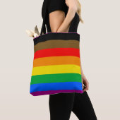 LGBTQ-Flag (8 Streifen) Tasche (Von Nahem)