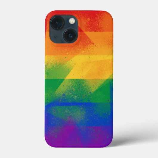 LGBTQ-Flag-Farben Case-Mate iPhone Hülle (Rückseite)
