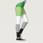 LGBTQ-Flag für Aromatiker Leggings (Rechts)