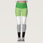 LGBTQ-Flag für Aromatiker Leggings (Vorderseite)