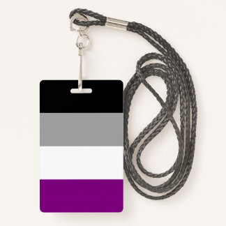LGBTQ-Flag für asexual-stolz Ausweis