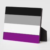 LGBTQ-Flag für asexual-stolz Fotoplatte (Seite)