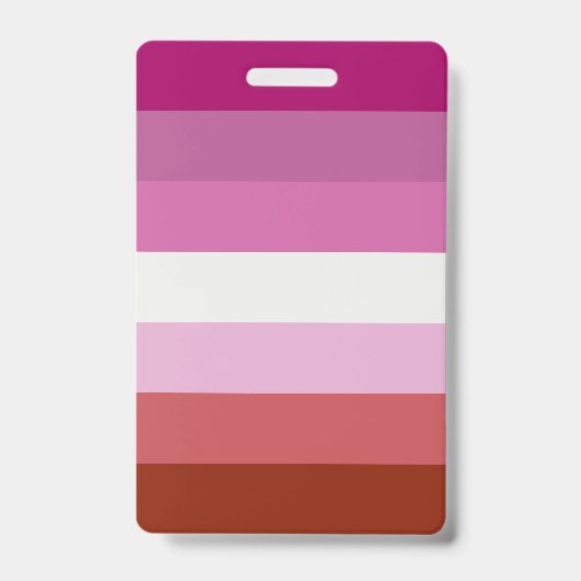LGBTQ-Flag für Lesben Ausweis (Vorderseite)
