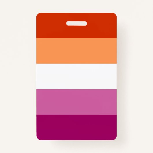 LGBTQ-Flag für Lesben Ausweis (Vorderseite)