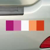 LGBTQ-Flag für Lesben Autoaufkleber (Auf Auto)