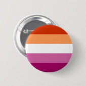 LGBTQ-Flag für Lesben Button (Vorne & Hinten)