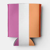 LGBTQ-Flag für Lesben Dosenkühler (Vorderseite)