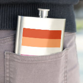 LGBTQ-Flag für Lesben Flachmann (Beispiel)