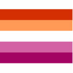 LGBTQ-Flag für Lesben Freistehende Fotoskulptur<br><div class="desc">Lesbische Stolzflagge. Wunderbare LGBTQ Stolzflagge für lesbische Gemeinschaft. Besuchen Sie unseren Shop,  um mehr großartige LGBTQ-Stolz-Flaggen und LGBTQ Geschenkideen zu finden.</div>