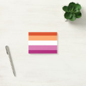 LGBTQ-Flag für Lesben Post-it Klebezettel (Büro)