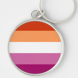 LGBTQ-Flag für Lesben Schlüsselanhänger